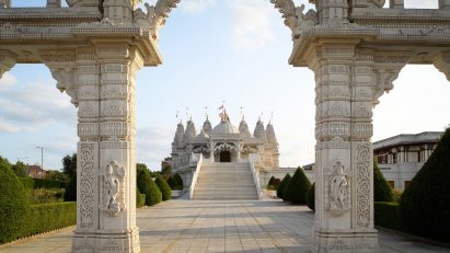 Still of Open House London's short film on Neasden Temple