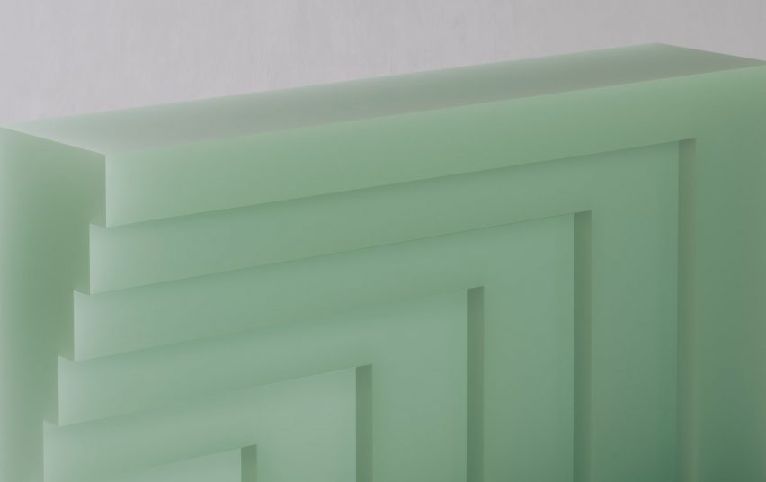 Niko Koronis designs G collection of furniture from resin