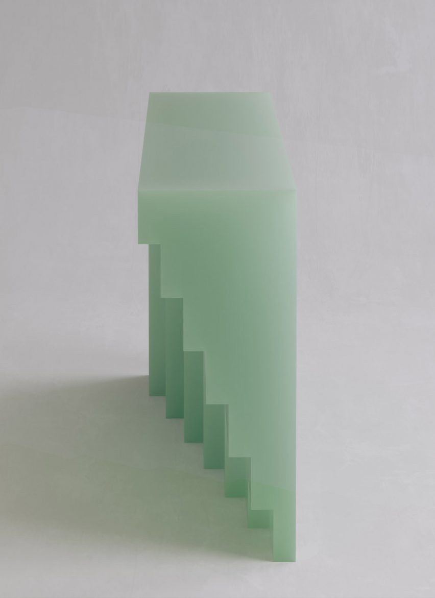 Niko Koronis designs G collection of furniture from resin