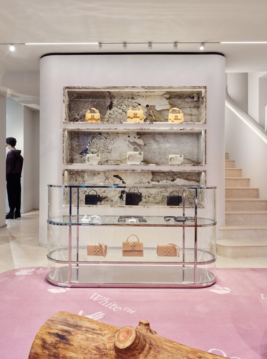 Off-White's Milan store on Via Verri