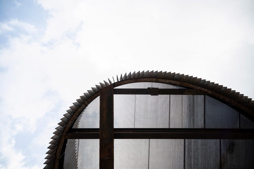 Otzi Peak 3251m viewing platform made of weathering steel by Network of Architecture