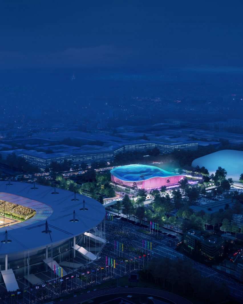 Paris 2024 Olympics Aquatic Centre by VenhoevenCS and Ateliers 2/3/4/
