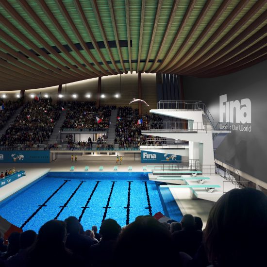 Paris 2024 Olympics Aquatic Centre by VenhoevenCS and Ateliers 2/3/4/