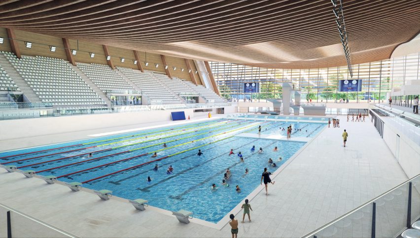 Paris 2024 Olympics Aquatic Centre by VenhoevenCS and Ateliers 2/3/4/