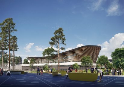 Paris 2024 Olympics Aquatic Centre by VenhoevenCS and Ateliers 2/3/4/