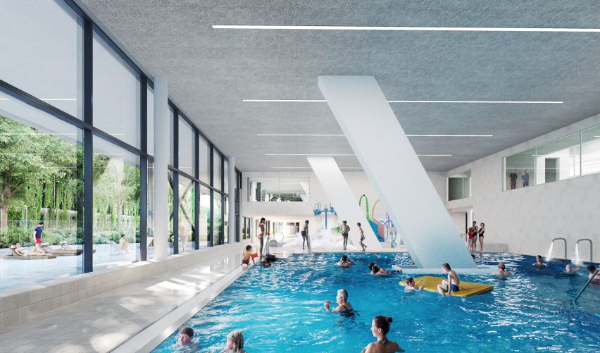 Paris 2024 Olympics Aquatic Centre by VenhoevenCS and Ateliers 2/3/4/