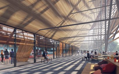 Paris 2024 Olympics Aquatic Centre by VenhoevenCS and Ateliers 2/3/4/