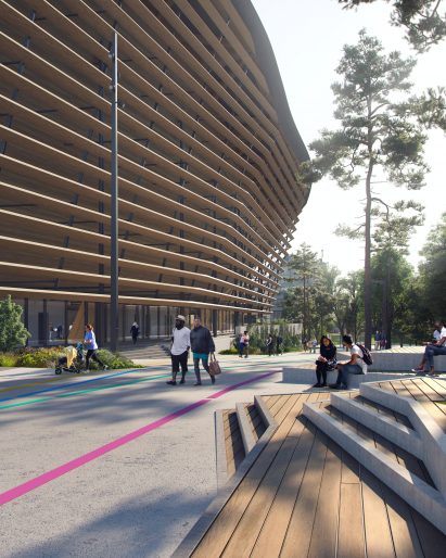 Paris 2024 Olympics Aquatic Centre by VenhoevenCS and Ateliers 2/3/4/