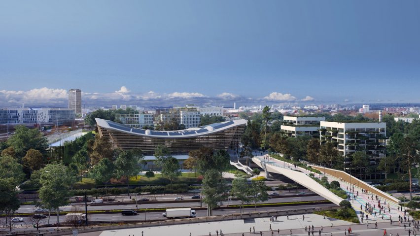 Paris 2024 Olympics Aquatic Centre by VenhoevenCS and Ateliers 2/3/4/