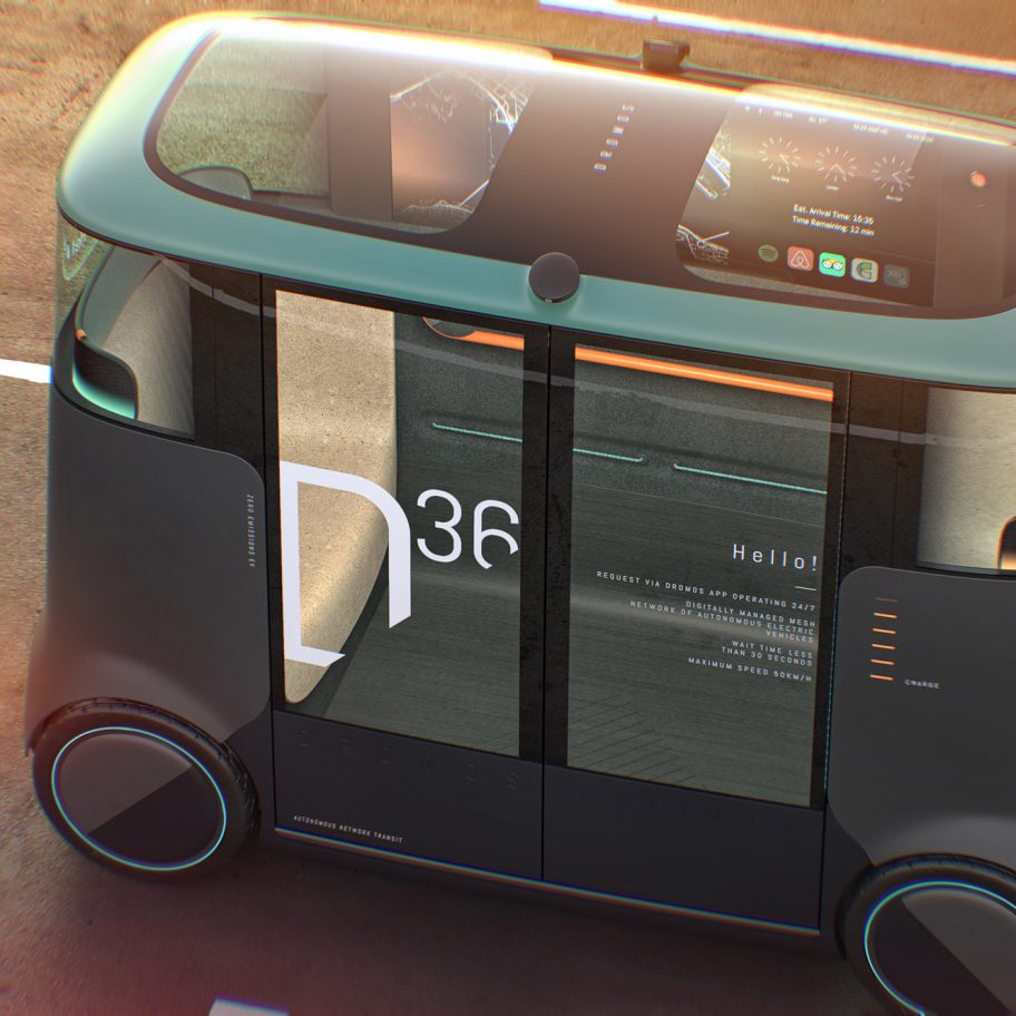 PriestmanGoode designs autonomous on-demand passenger and cargo vehicles for Dromos