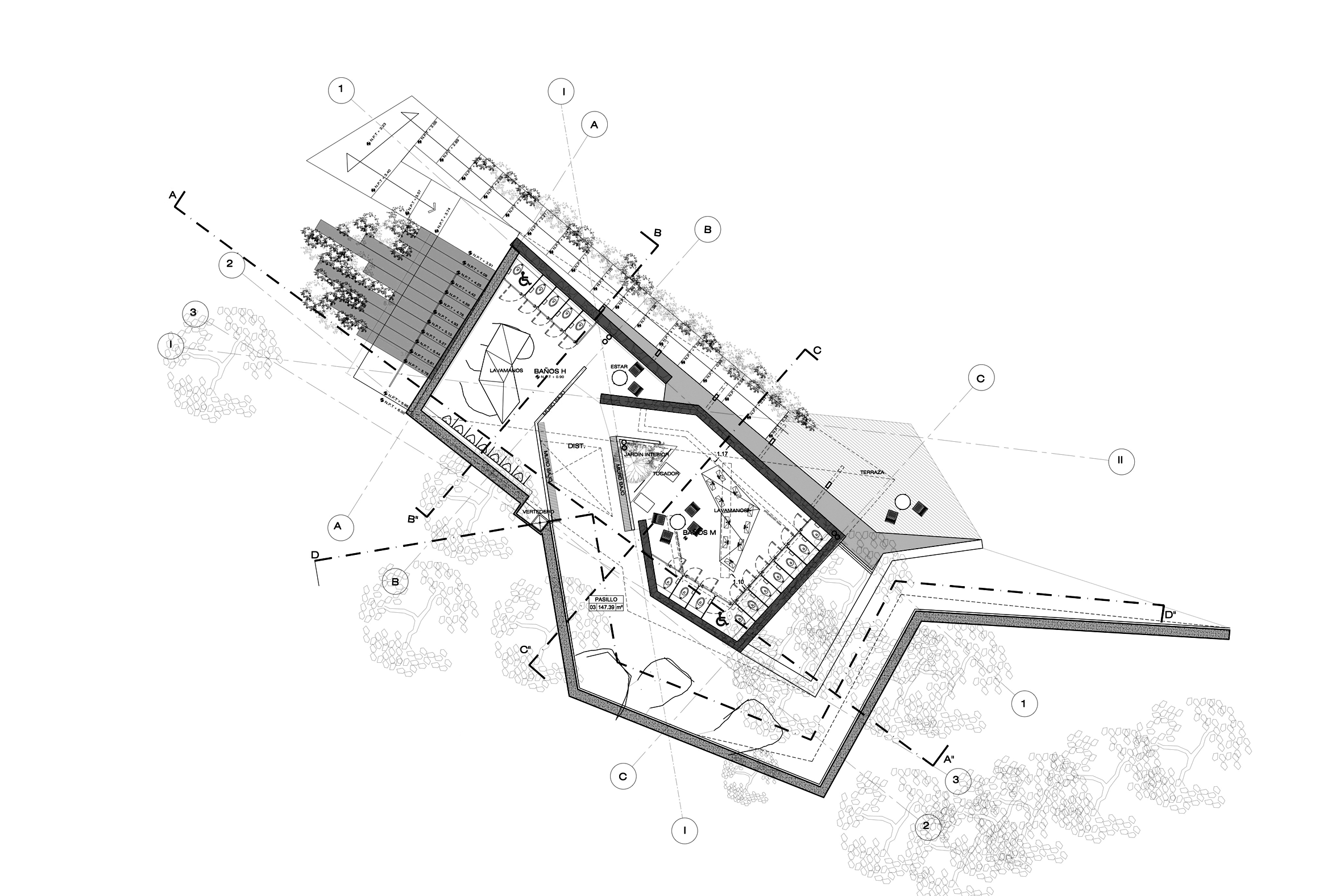 Rancho El Descanso toilet plan
