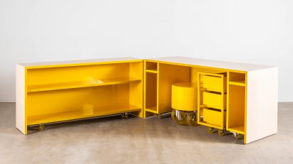 Sabine Marcelis's Candy Cubicle presented as part of the Design Museum's Connected project