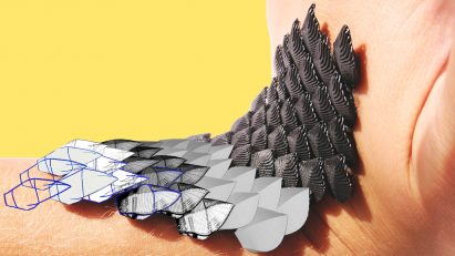 Scaled by Natalie Kerres is a flexible support brace for athletes that could prevent injury