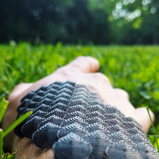 Scaled by Natalie Kerres is a flexible support brace for athletes that could prevent injury
