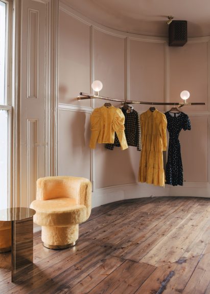 Sister Jane Townhouse by Sella Concept has a clothes showroom on the first floor