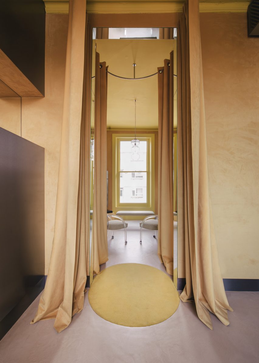 Sister Jane Townhouse by Sella Concept has a steel-clad showroom for the brand's Ghospell line