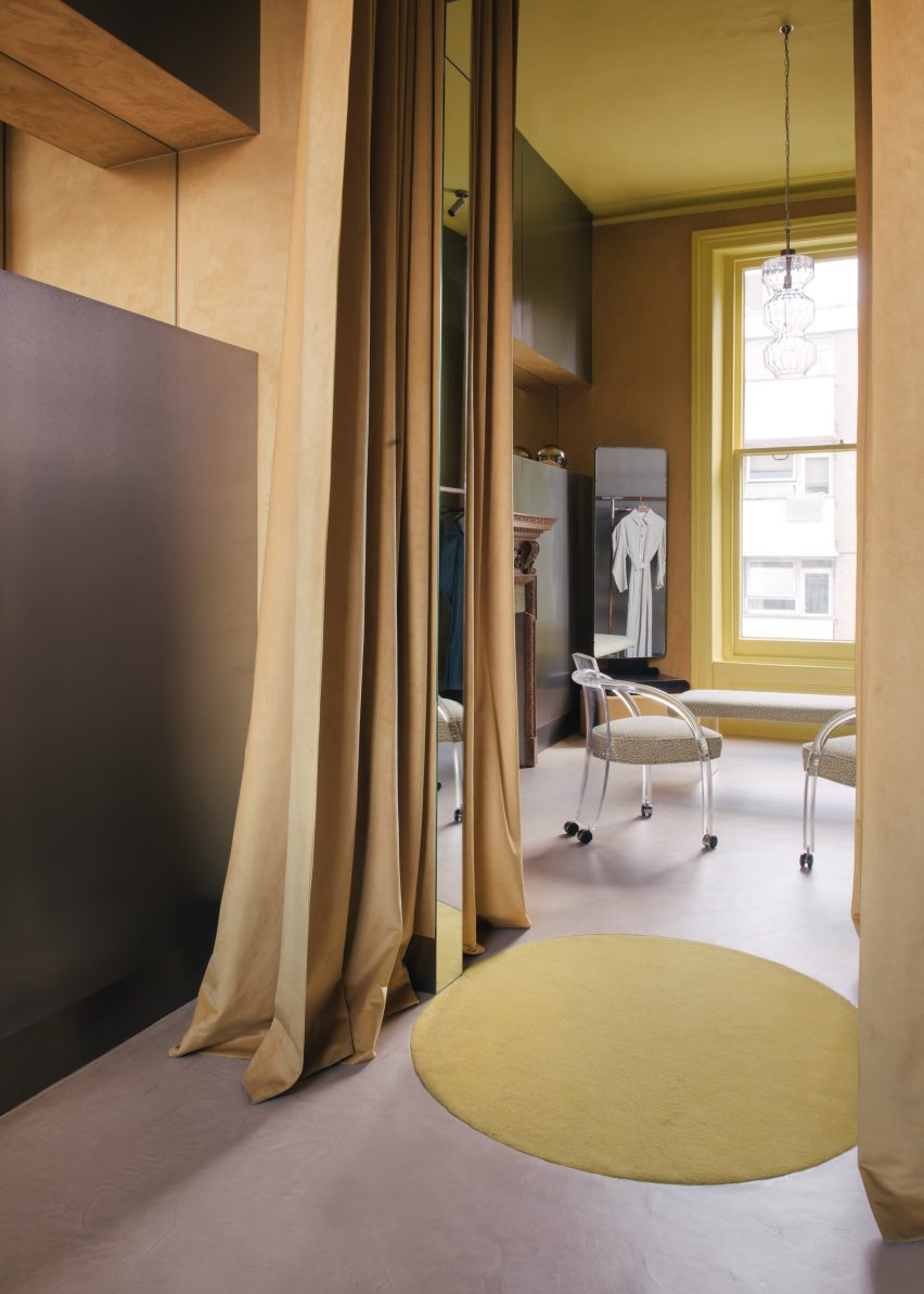 Sister Jane Townhouse by Sella Concept has a steel-clad showroom for the brand's Ghospell line