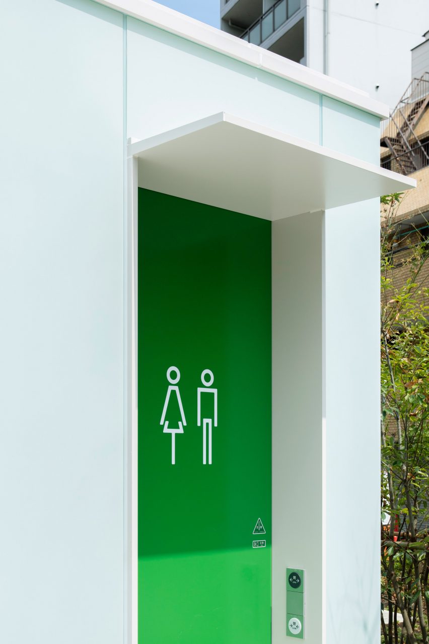 Takenosuke Sakakura creates lantern toilet in Tokyo's Nishihara Itchome Park