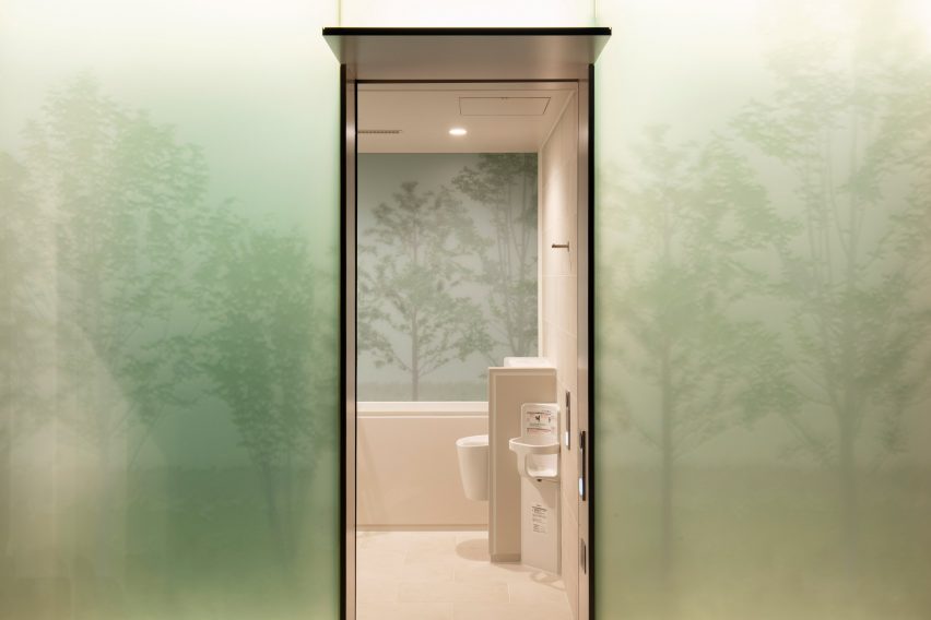 Takenosuke Sakakura creates lantern toilet in Tokyo's Nishihara Itchome Park