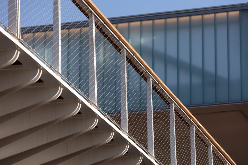 The metal Technion Entrance Gate by Schwartz Besnosoff Architects