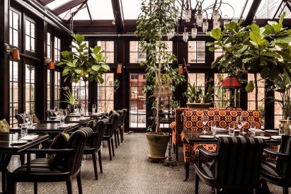 Interiors of The Maker Hotel in Hudson, New York