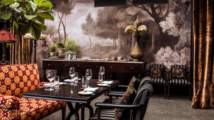 Interiors of The Maker Hotel in Hudson, New York