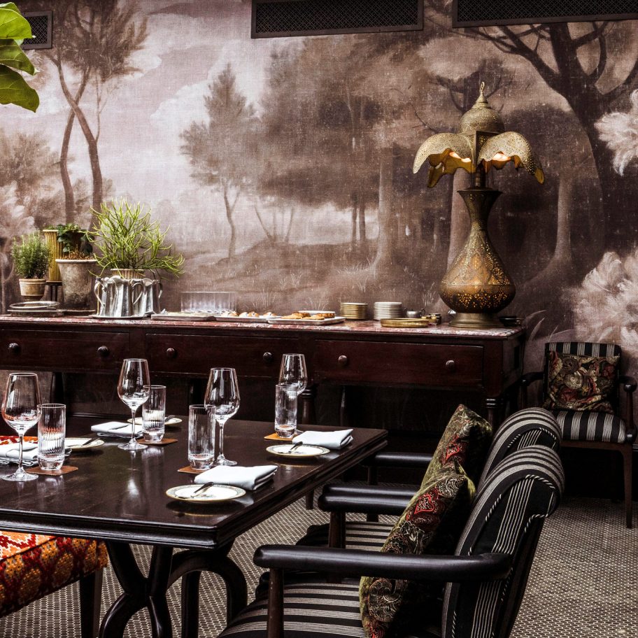 Interiors of The Maker Hotel in Hudson, New York
