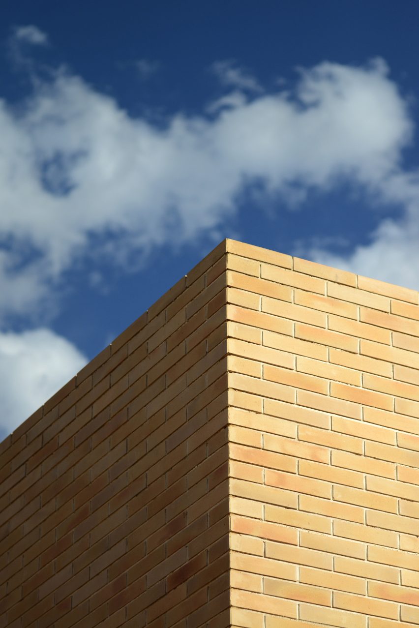 The Noor E Mobin G2 Primary School by FEA Studio made of brick in Iran