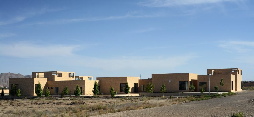 The Noor E Mobin G2 Primary School by FEA Studio made of brick in Iran