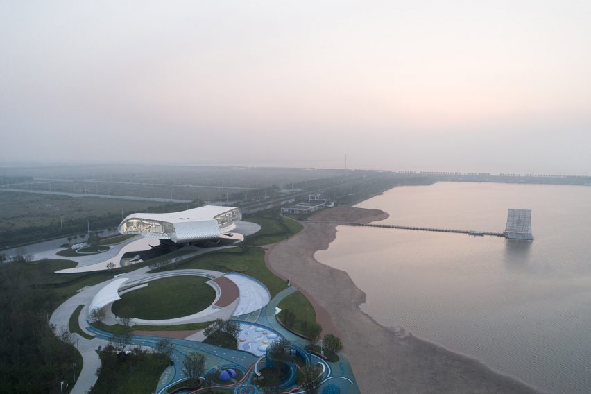 The Wave by Lacime Architects in Tianjin, China