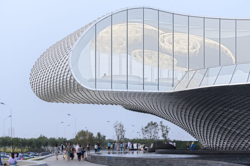 The Wave by Lacime Architects in Tianjin, China