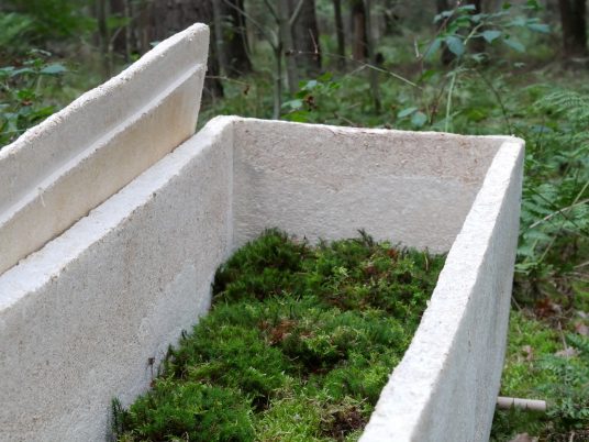 Bob Hendrikx designs Living Cocoon coffin from mushroom mycelium