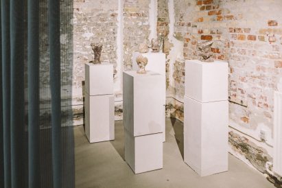 Blind Cast Instant Wax Vases by Ida Elke