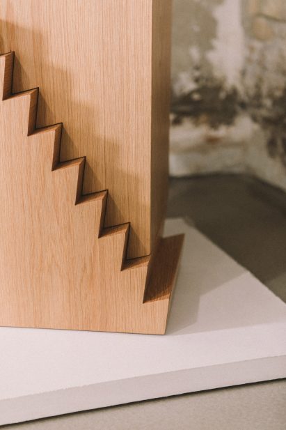 Together and apart stool by Bjarke Ballisager