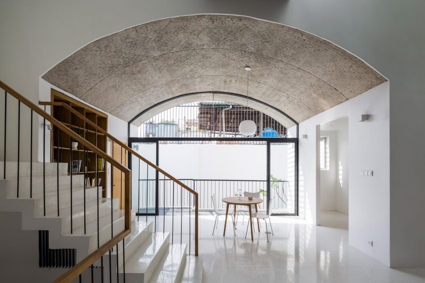 First floor of Vom House in Vietnam by Sanuki Daisuke Architects