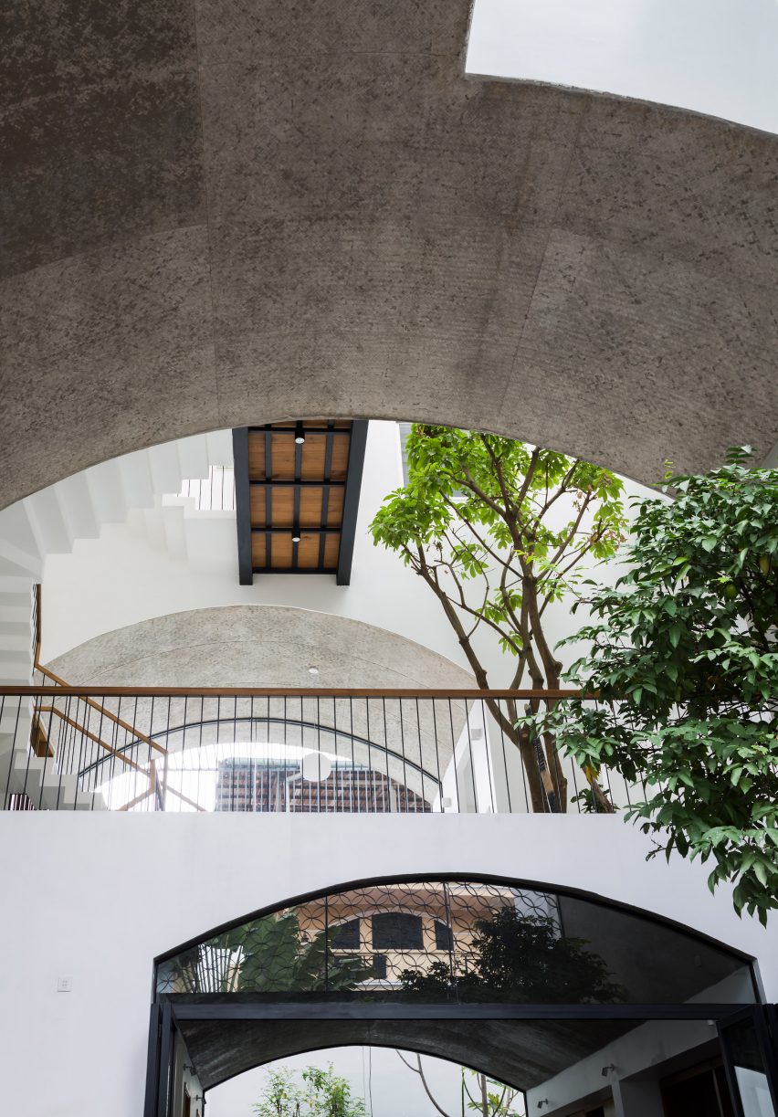 Inside of Vom House in Vietnam by Sanuki Daisuke Architects