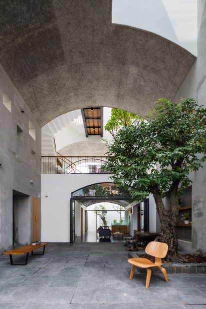 Ground floor of Vom House in Vietnam by Sanuki Daisuke Architects