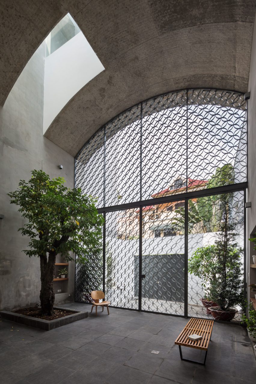 Ground floor of Vom House in Vietnam by Sanuki Daisuke Architects