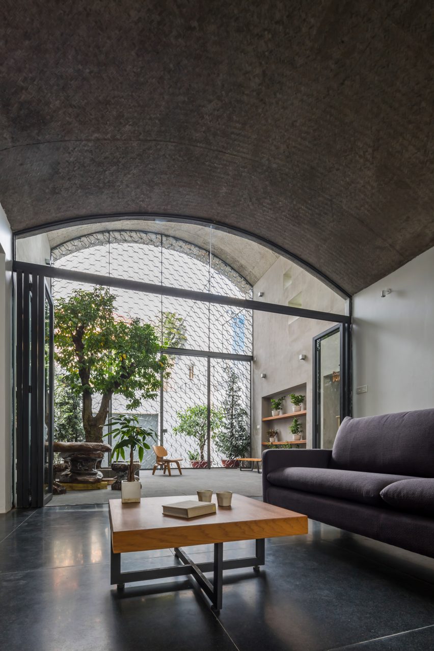 Ground floor of Vom House in Vietnam by Sanuki Daisuke Architects