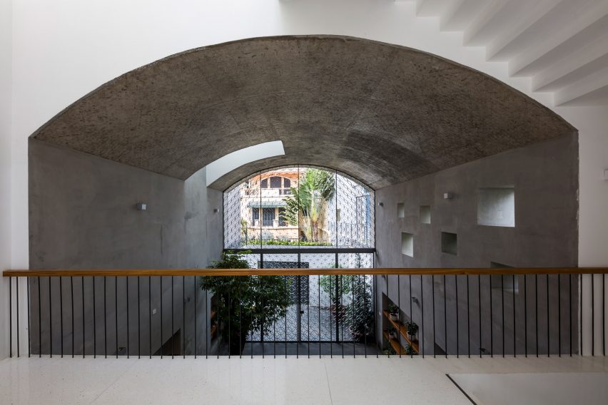 Ground floor of Vom House in Vietnam by Sanuki Daisuke Architects