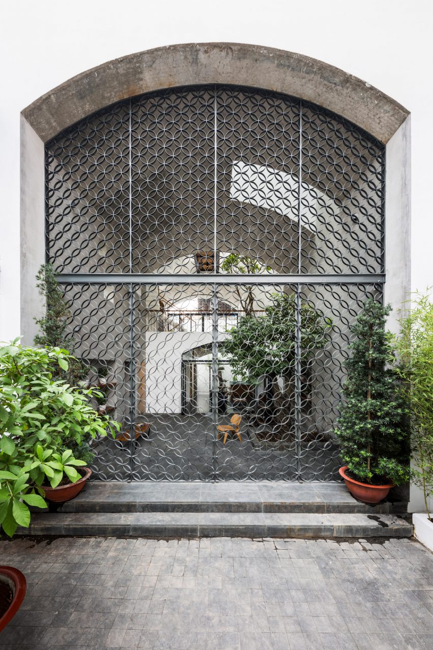 Exterior of Vom House in Vietnam by Sanuki Daisuke Architects