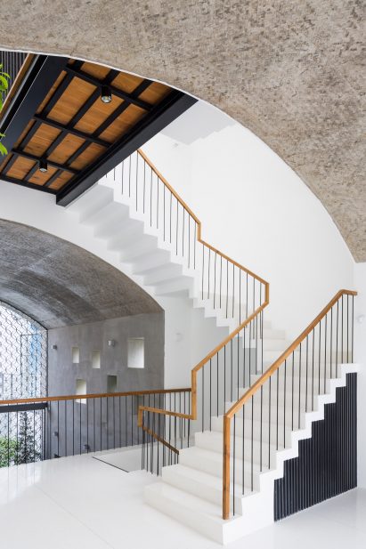Staircase of Vom House in Vietnam by Sanuki Daisuke Architects
