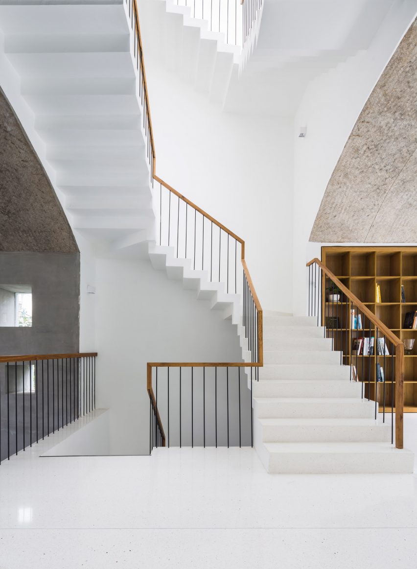 Staircase of Vom House in Vietnam by Sanuki Daisuke Architects