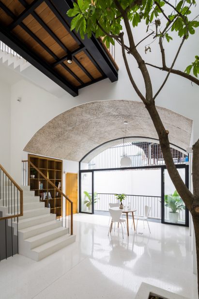 First floor of Vom House in Vietnam by Sanuki Daisuke Architects