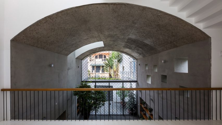 Ground floor of Vom House in Vietnam by Sanuki Daisuke Architects