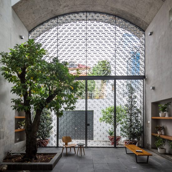 Ground floor of Vom House in Vietnam by Sanuki Daisuke Architects