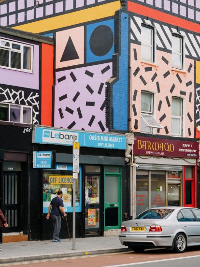 Camille Walala revives Leyton high street with community-funded artwork
