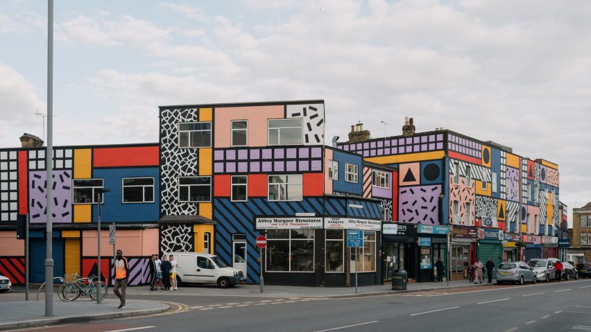 Camille Walala revives Leyton high street with community-funded artwork
