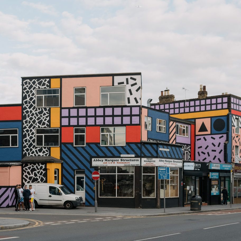 Camille Walala revives Leyton high street with community-funded artwork