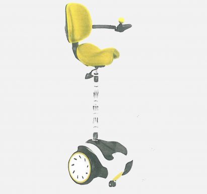 Suzanne Brewer's Walking Wheelchair has been shortlisted for a Dezeen Award